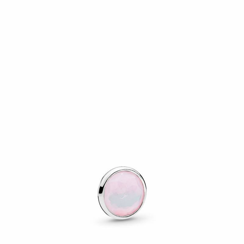 Pandora October Droplet Petite Locket Charm Sale NZ, Sterling Silver (834059-BHN)